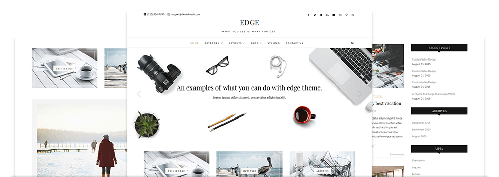 Edge - Best Free Responsive & Blog WordPress Theme