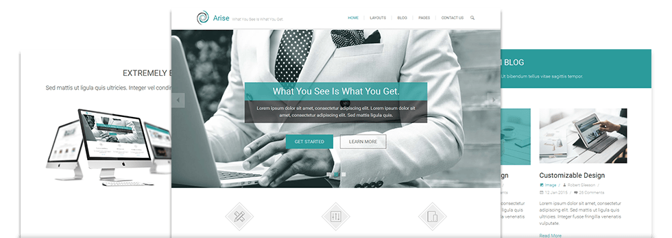 Arise - Best free Responsive & Business WordPress Theme